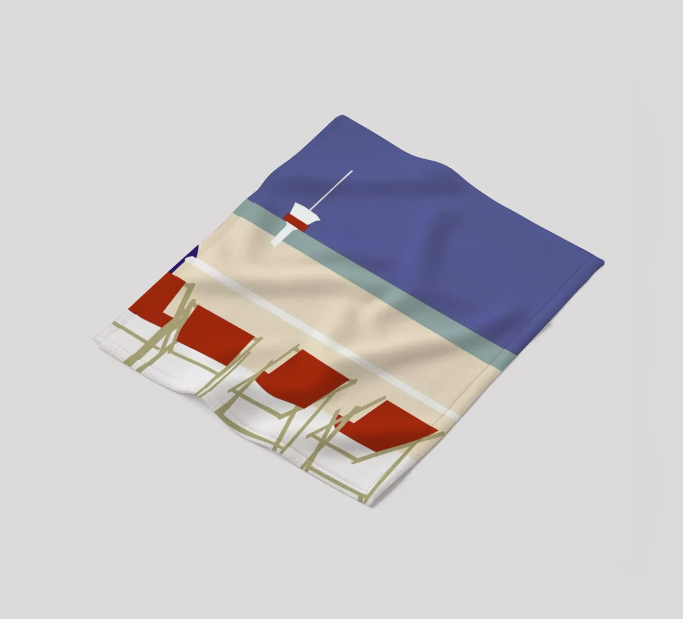 Seaside Fleecedecke von Helena Ravenne