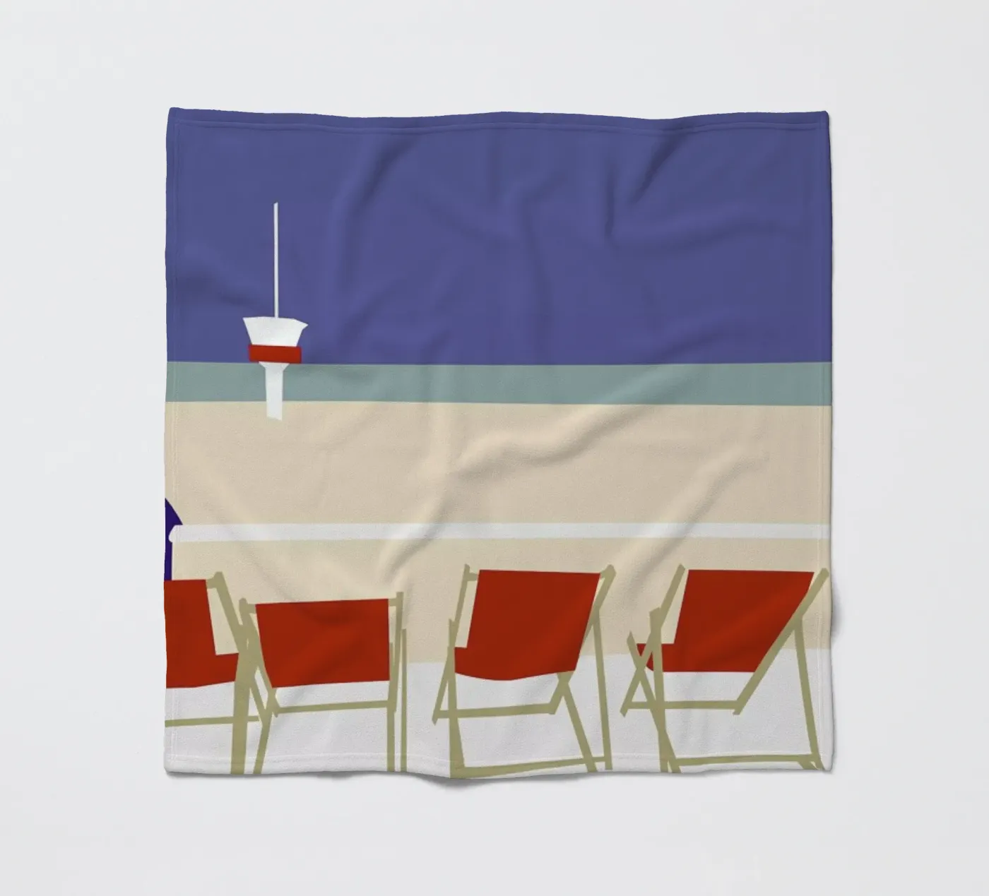 Seaside Fleecedecke von Helena Ravenne