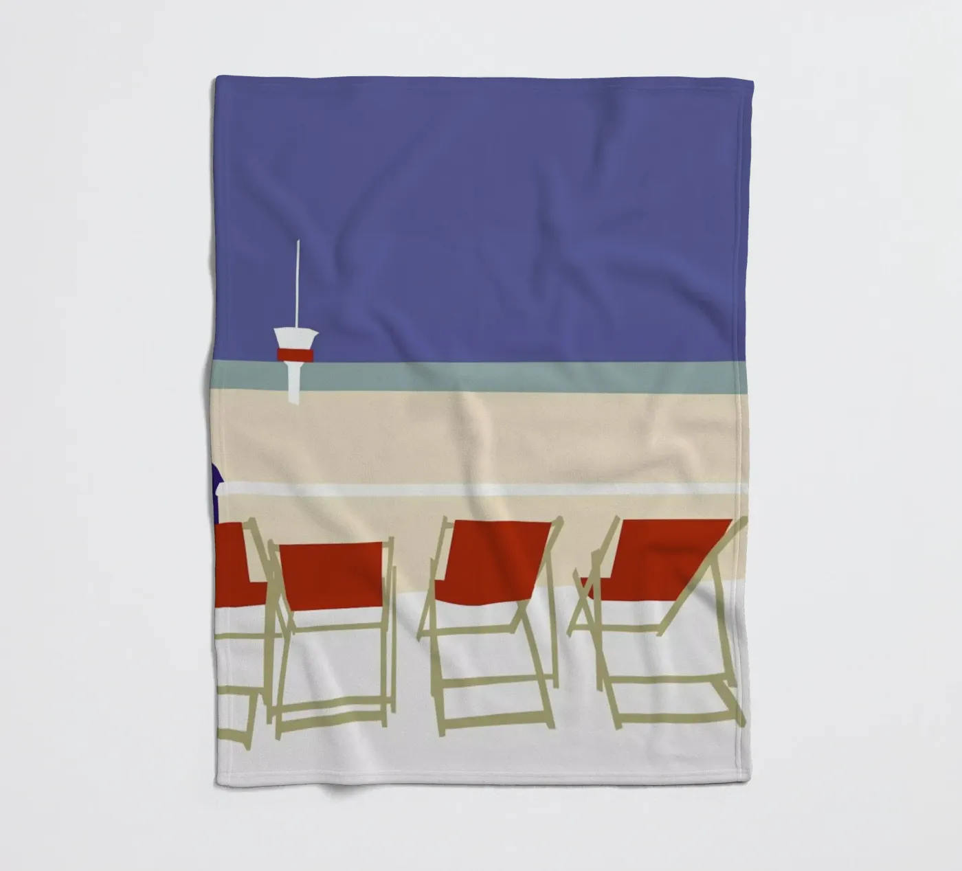 Seaside fleecedeken van Helena Ravenne