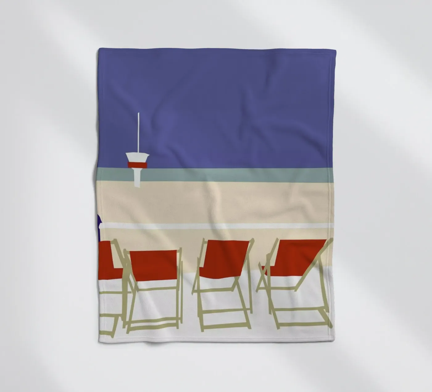 Seaside Fleecedecke von Helena Ravenne