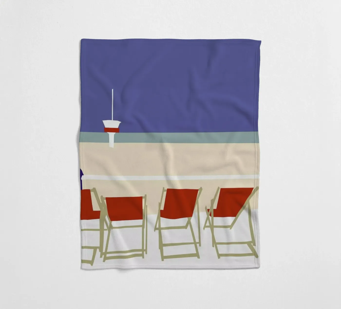 Seaside Fleecedecke von Helena Ravenne