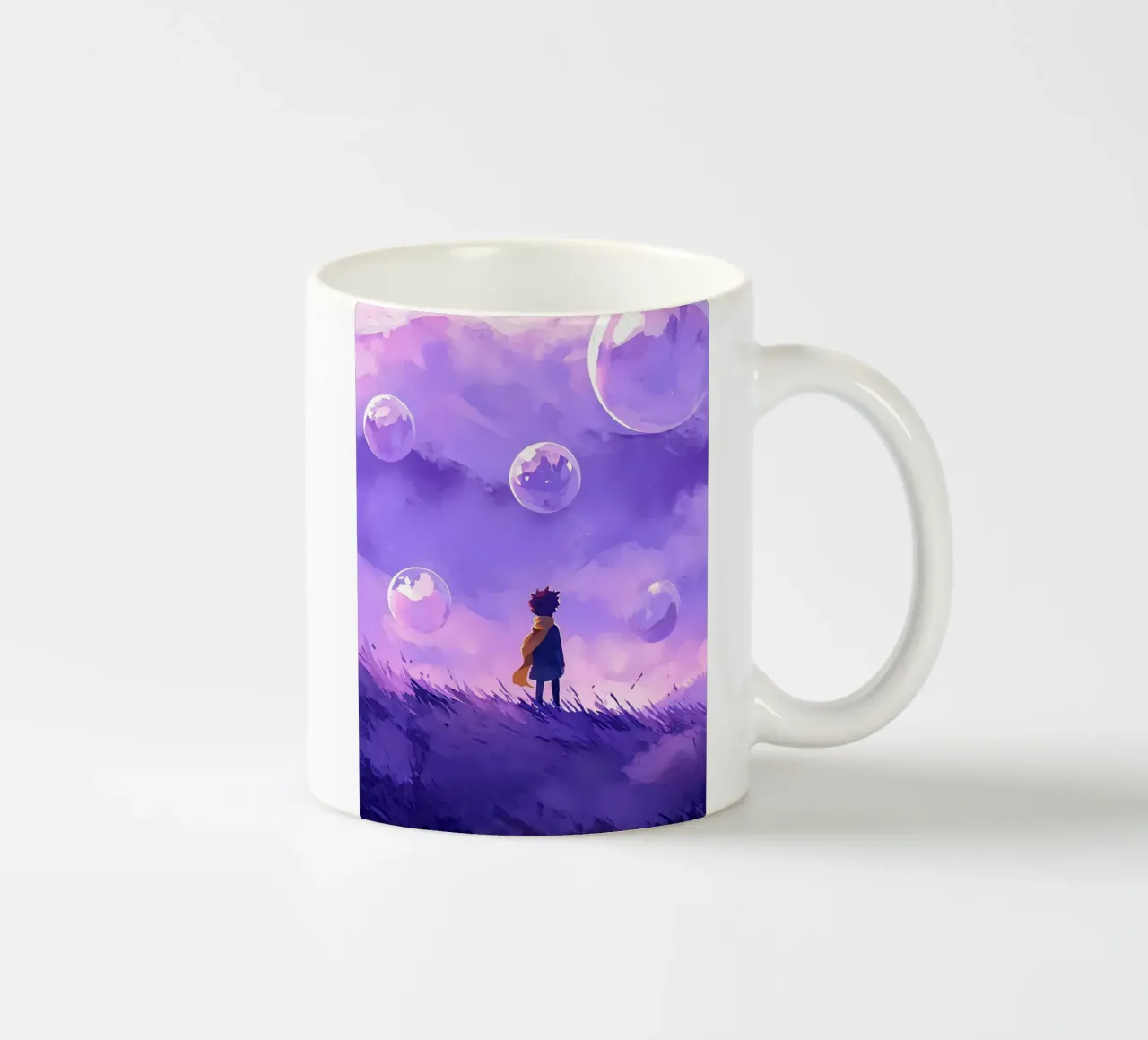 Un ragazzo nel mondo dei sogni Lofi Art tazza in ceramica da LoFi Gallery