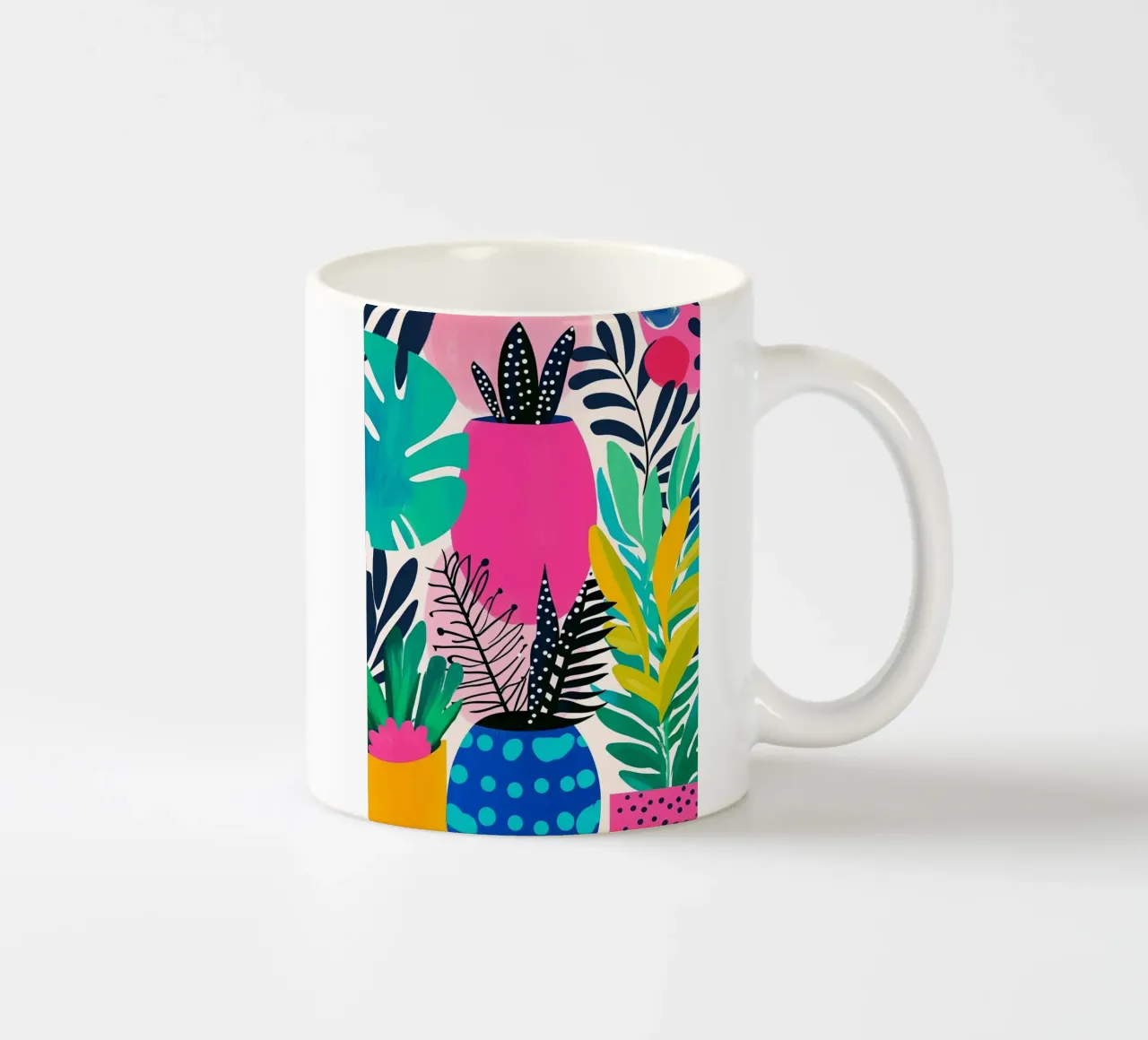 Fiori in vaso tazza in ceramica da Justyna Jaszke JBJart