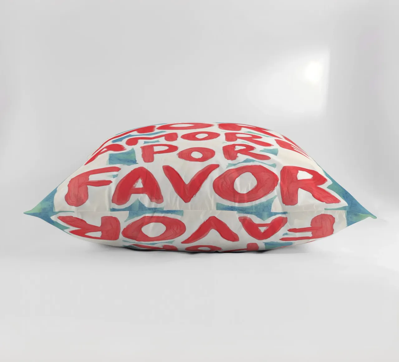 Più Amore por Favour, Amore Stripes cuscino da Carinaprint
