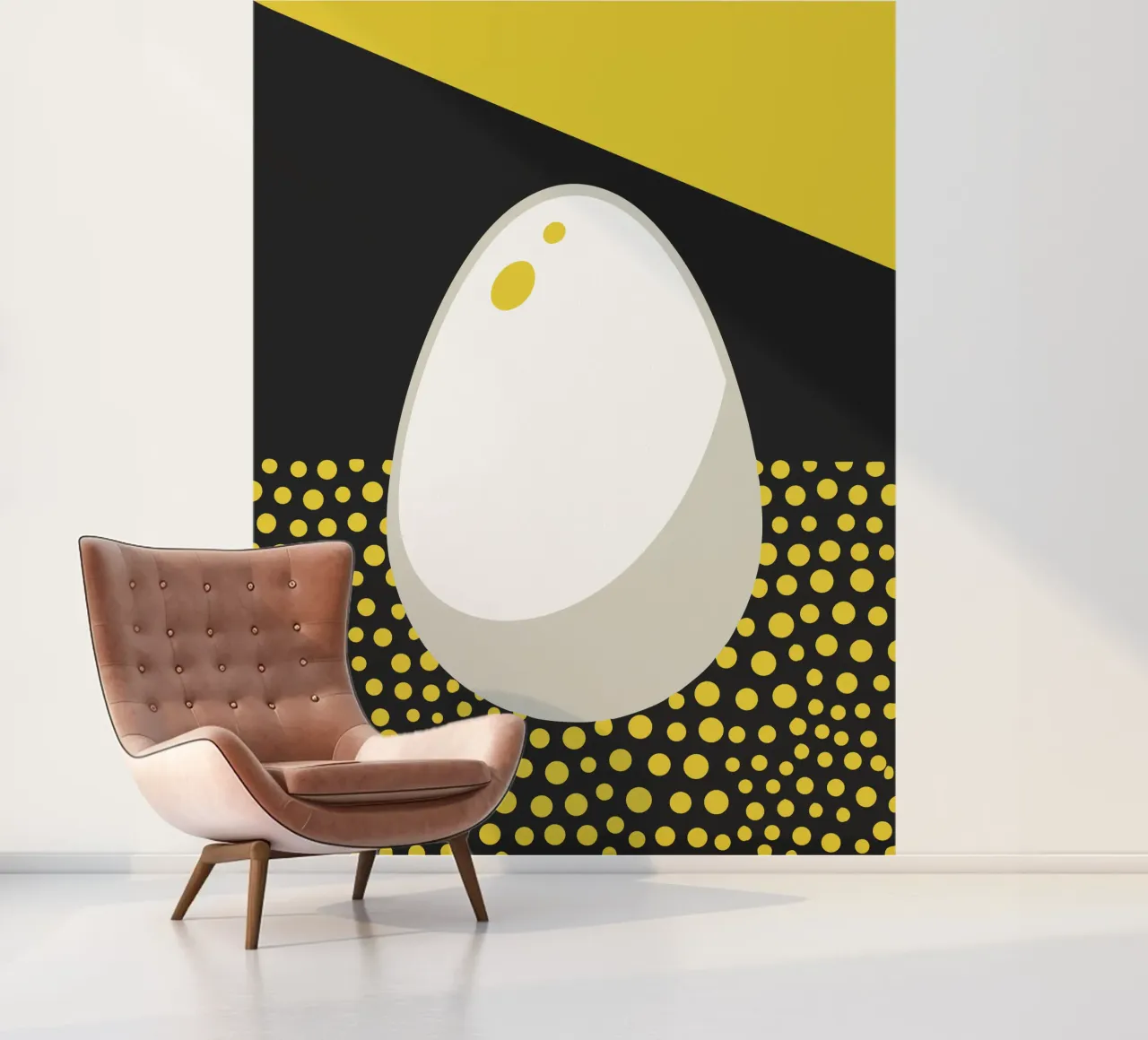 Ei fotobehang van LOOK DIFFERENT