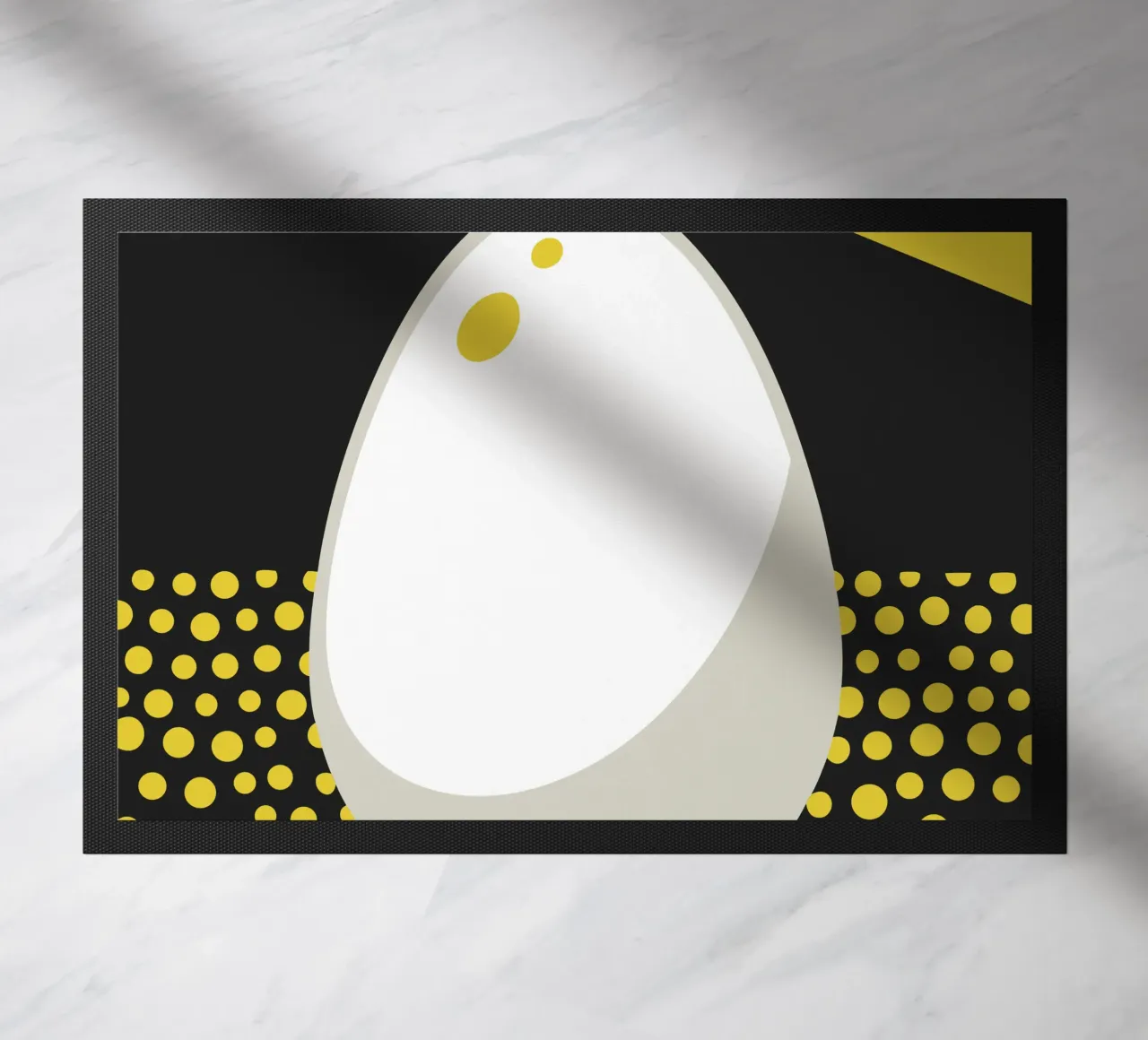 Egg doormat by LOOK DIFFERENT
