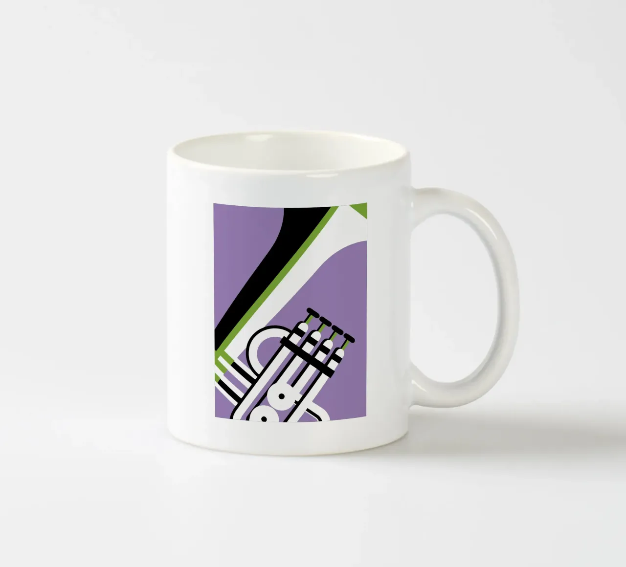 Tromba tazza in ceramica da LOOK DIFFERENT