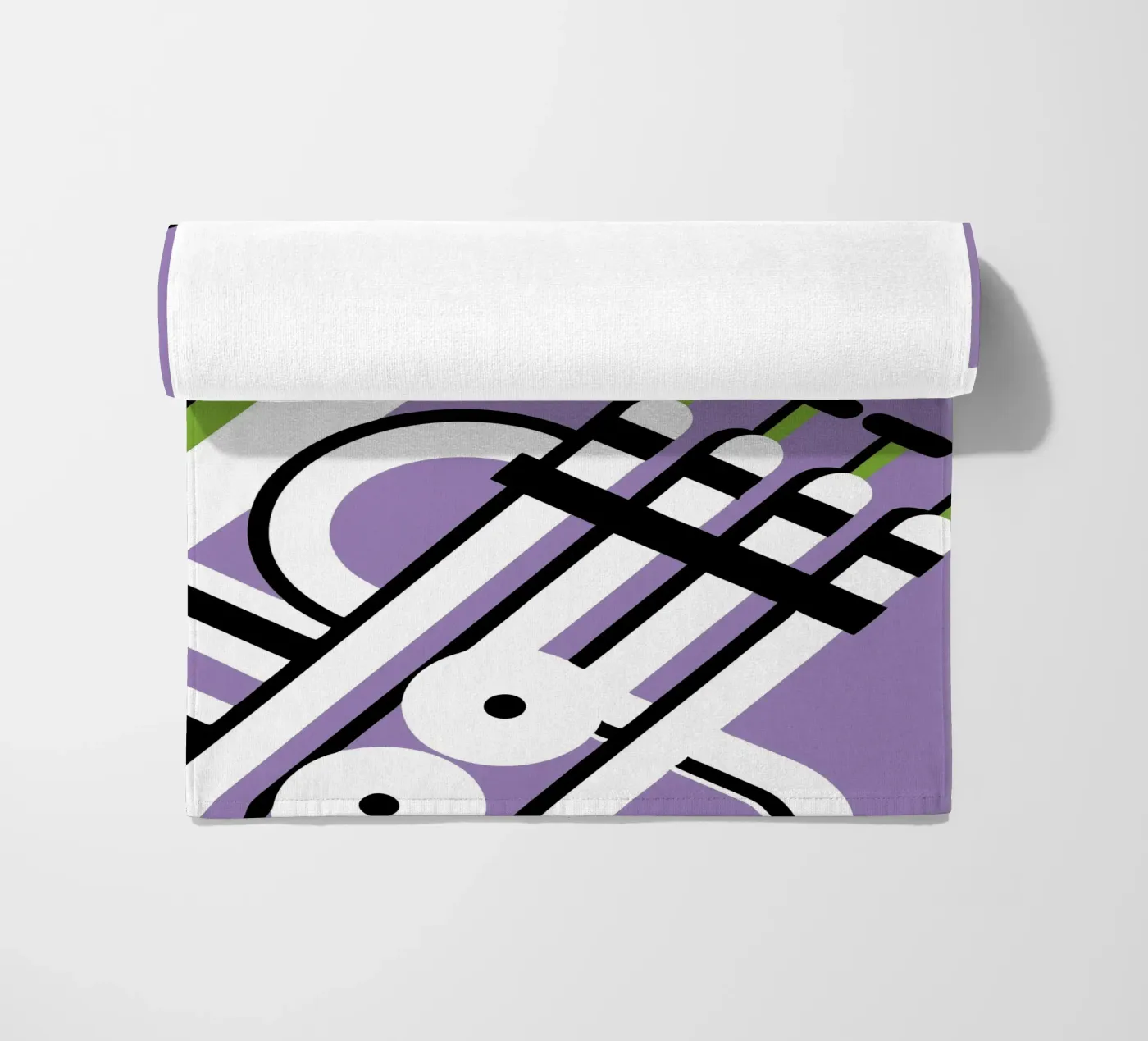Trumpet beach towel by LOOK DIFFERENT