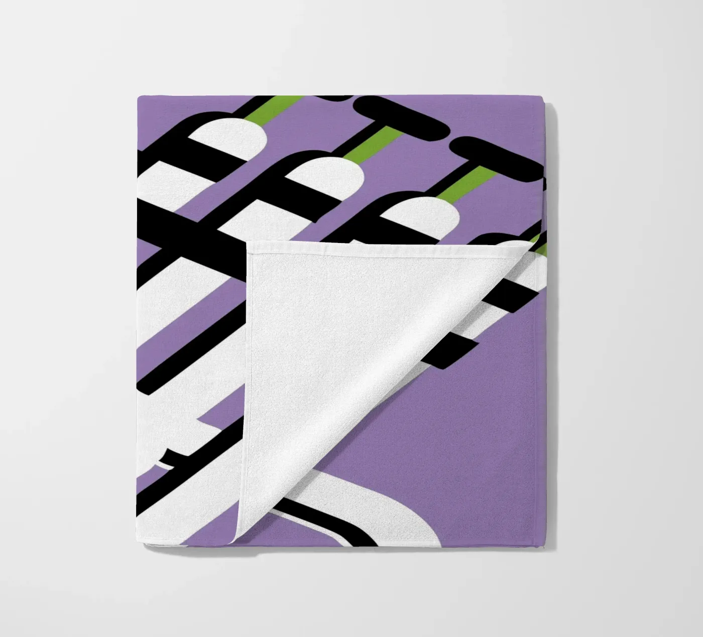 Trumpet beach towel by LOOK DIFFERENT