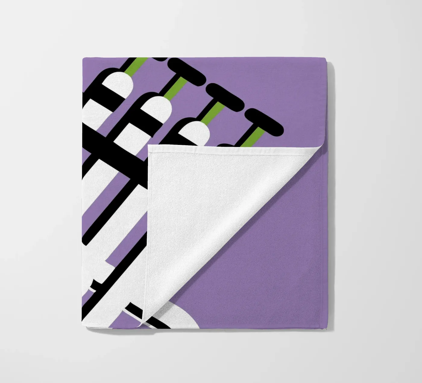 Trumpet beach towel by LOOK DIFFERENT