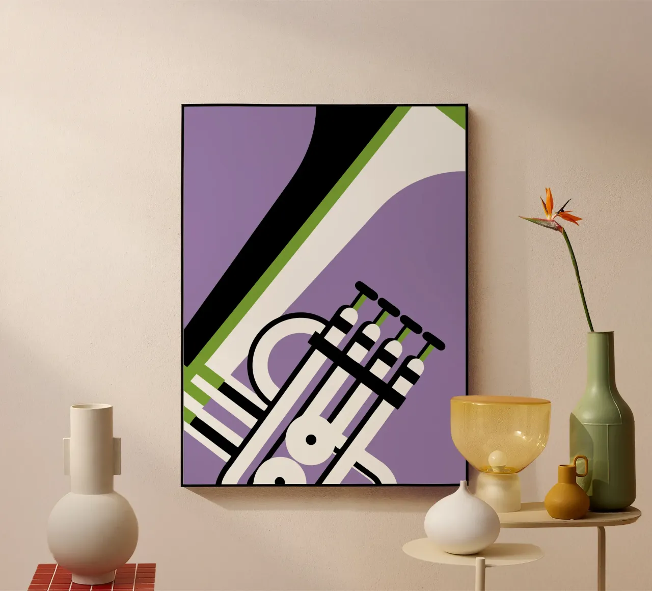 Trompete Acryl-Glas von LOOK DIFFERENT