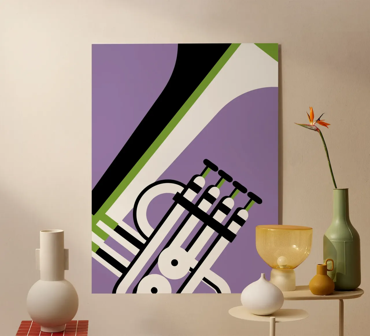 Trompete Acryl-Glas von LOOK DIFFERENT