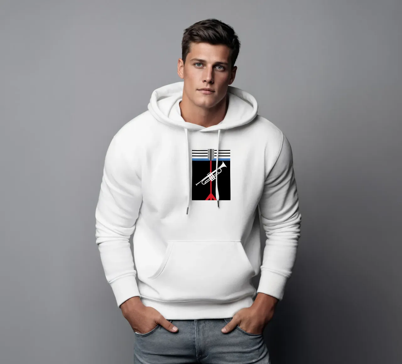 Tromba felpa con cappuccio da LOOK DIFFERENT