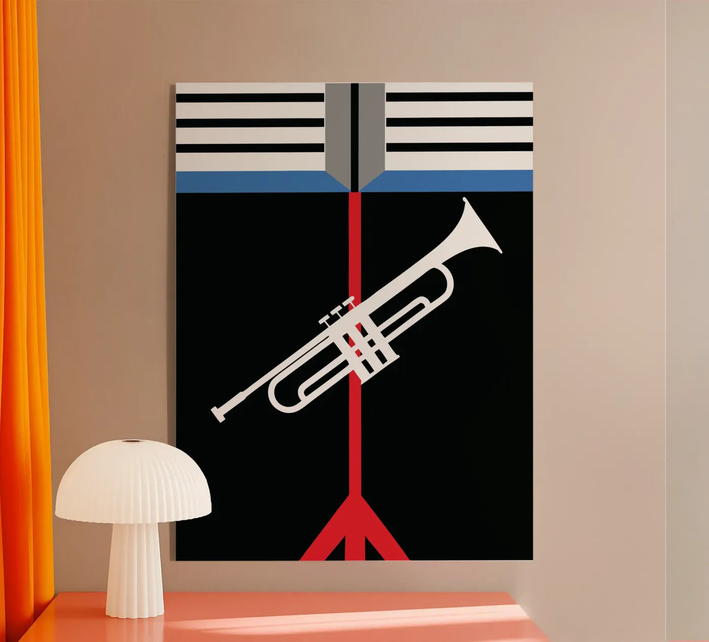 Trompette plexiglas de LOOK DIFFERENT