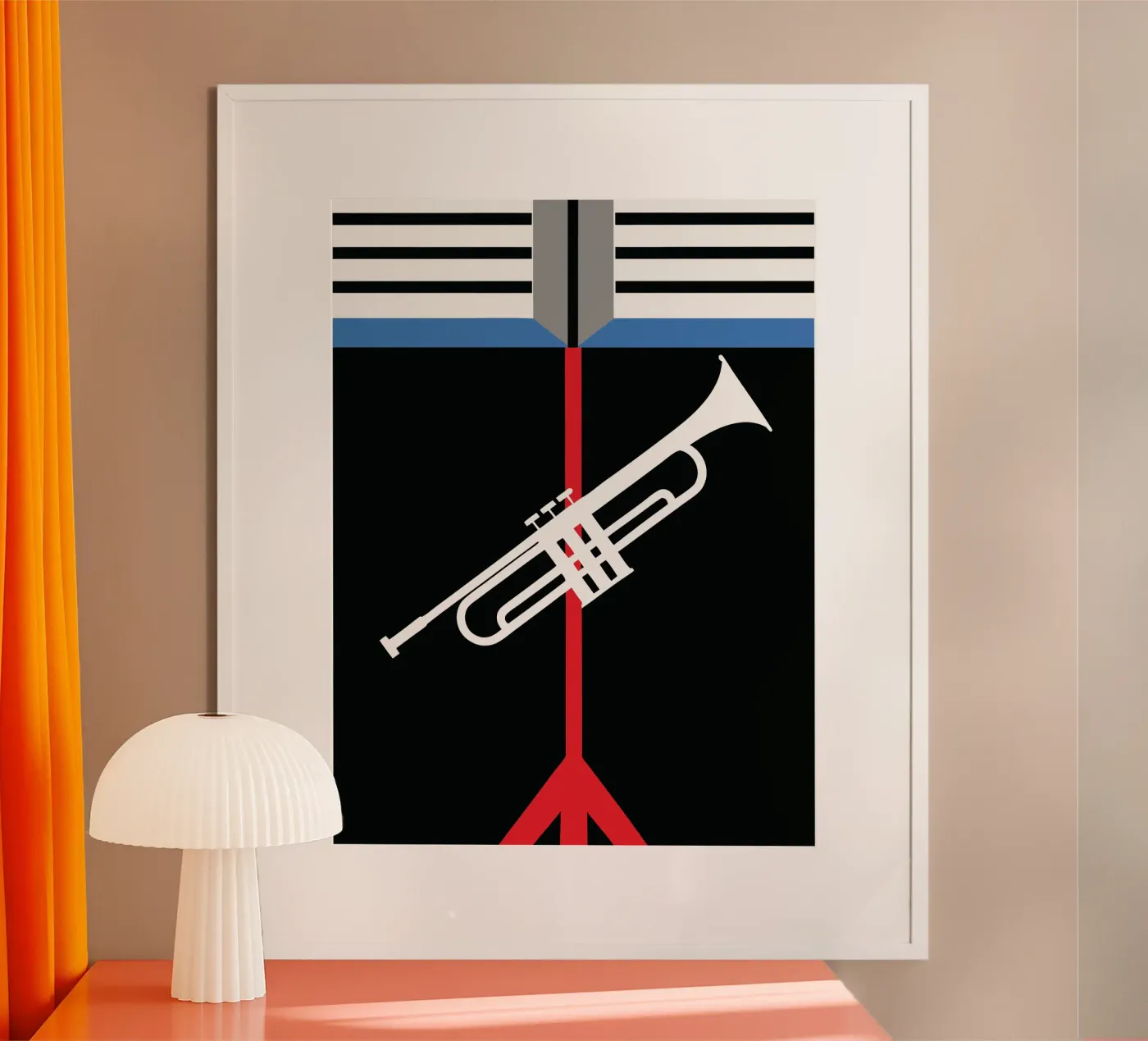 Trumpet poster by LOOK DIFFERENT