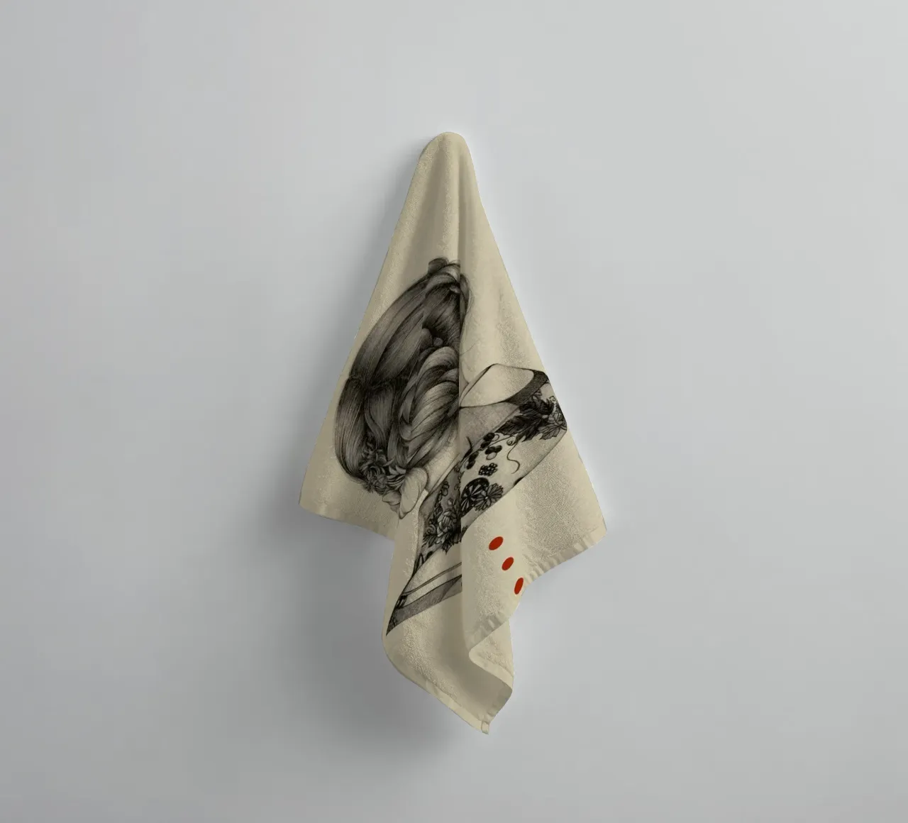 Demure 1 asciugamano da bagno da The White Deer