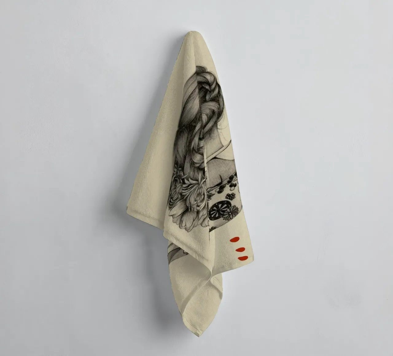 Demure 1 asciugamano da bagno da The White Deer
