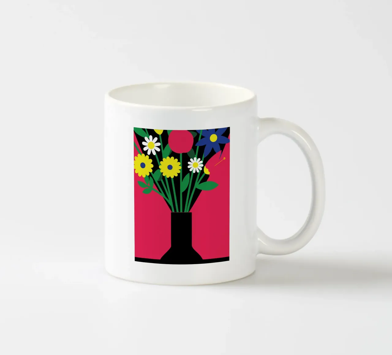 Vaso di fiori tazza in ceramica da LOOK DIFFERENT