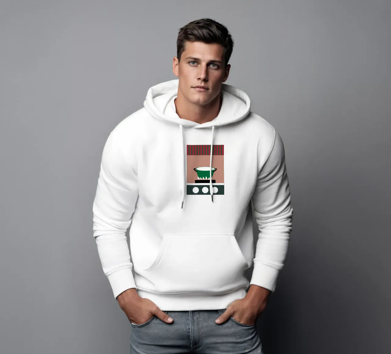 Fornello di cottura felpa con cappuccio da LOOK DIFFERENT