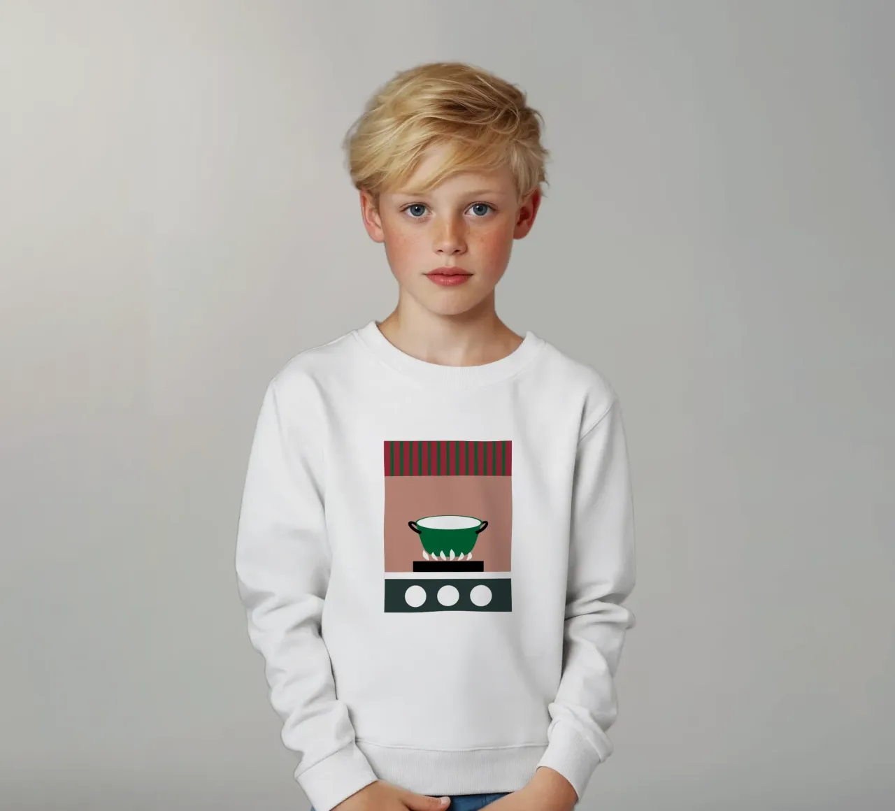 Fornello di cottura felpa bambino da LOOK DIFFERENT