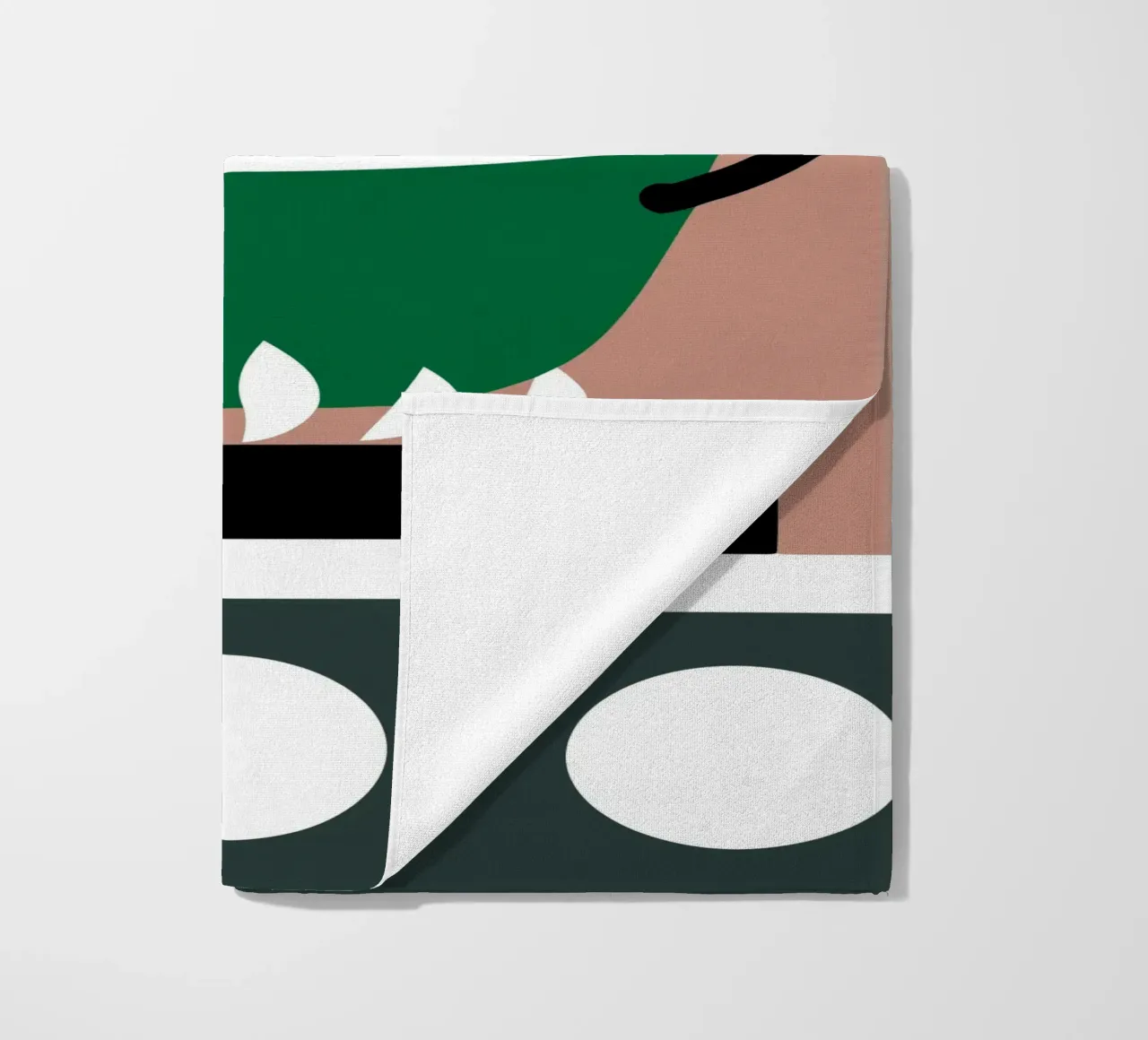 Cooking Stove beach towel by LOOK DIFFERENT