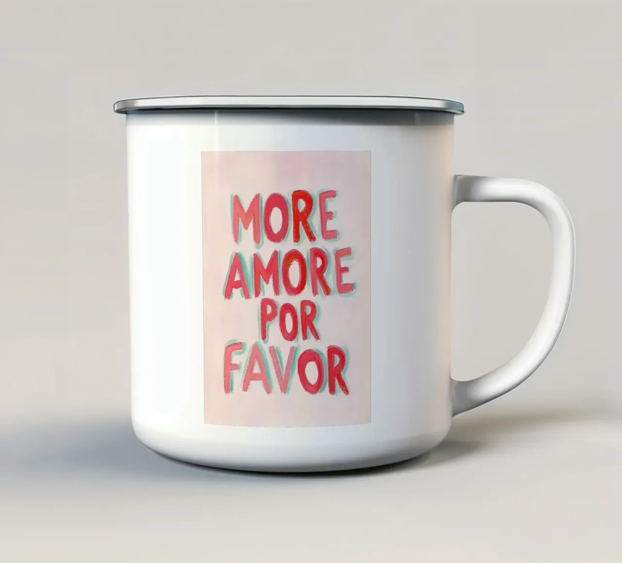 Più Amore por Favor, Emotionen tazza in smalto da Carinaprint