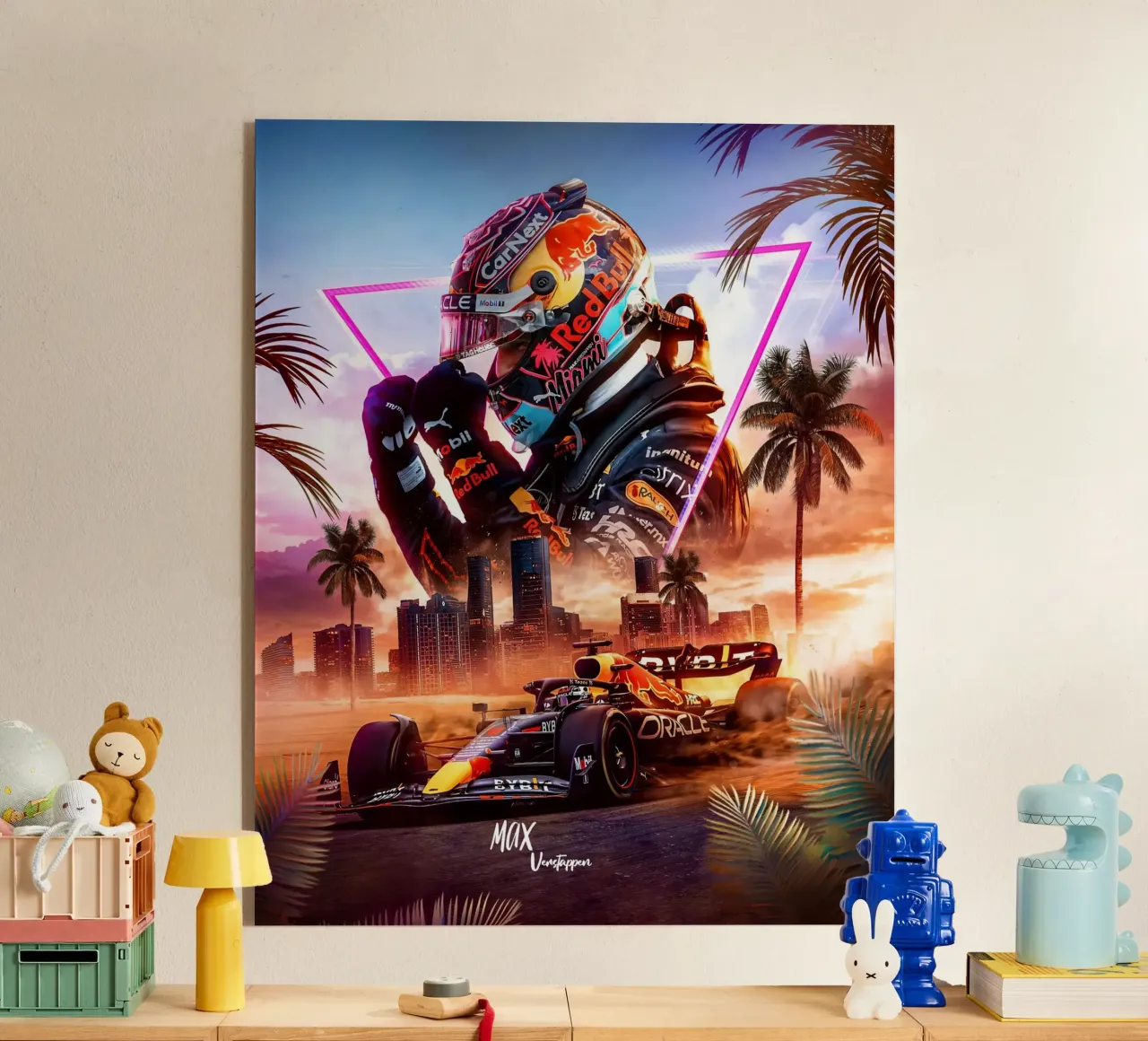 Max Verstappen plexiglass da Agus Creative