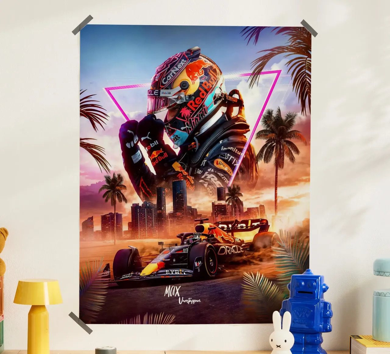 Max Verstappen carta hahnemühle da Agus Creative