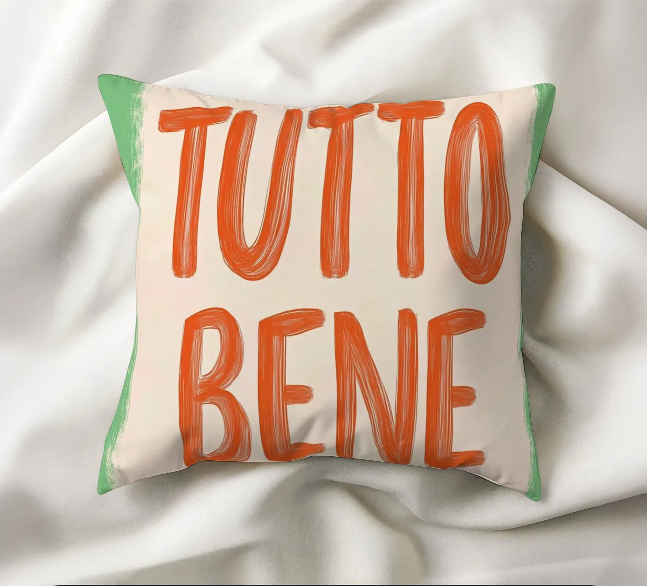 Tutto Bene, Slogan cuscino da Carinaprint