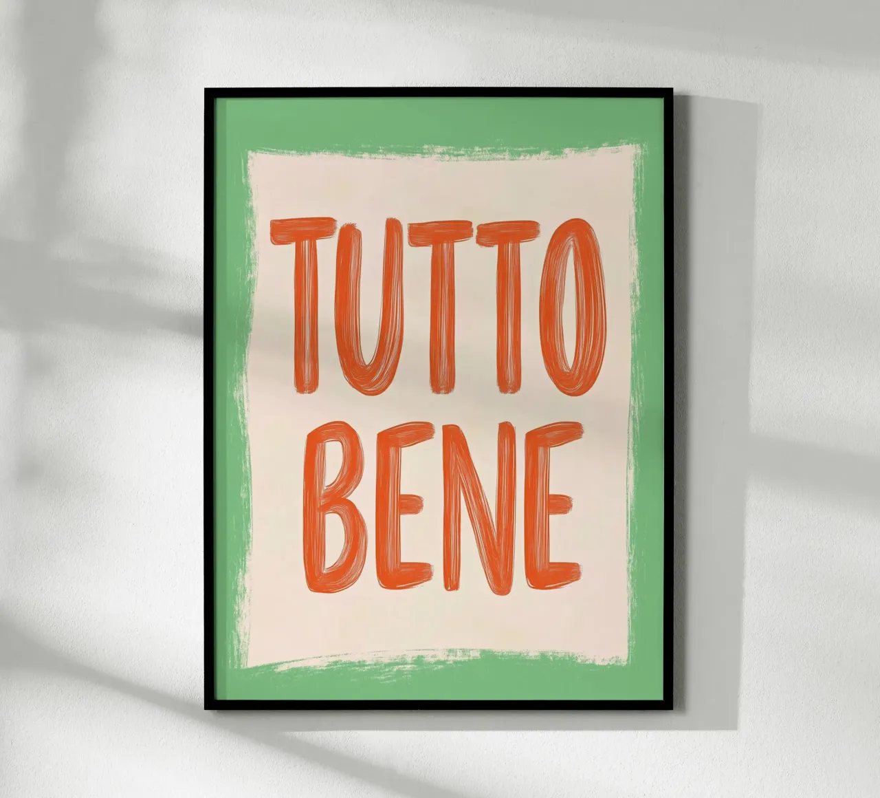 Alles gut, Slogan Poster von Carinaprint