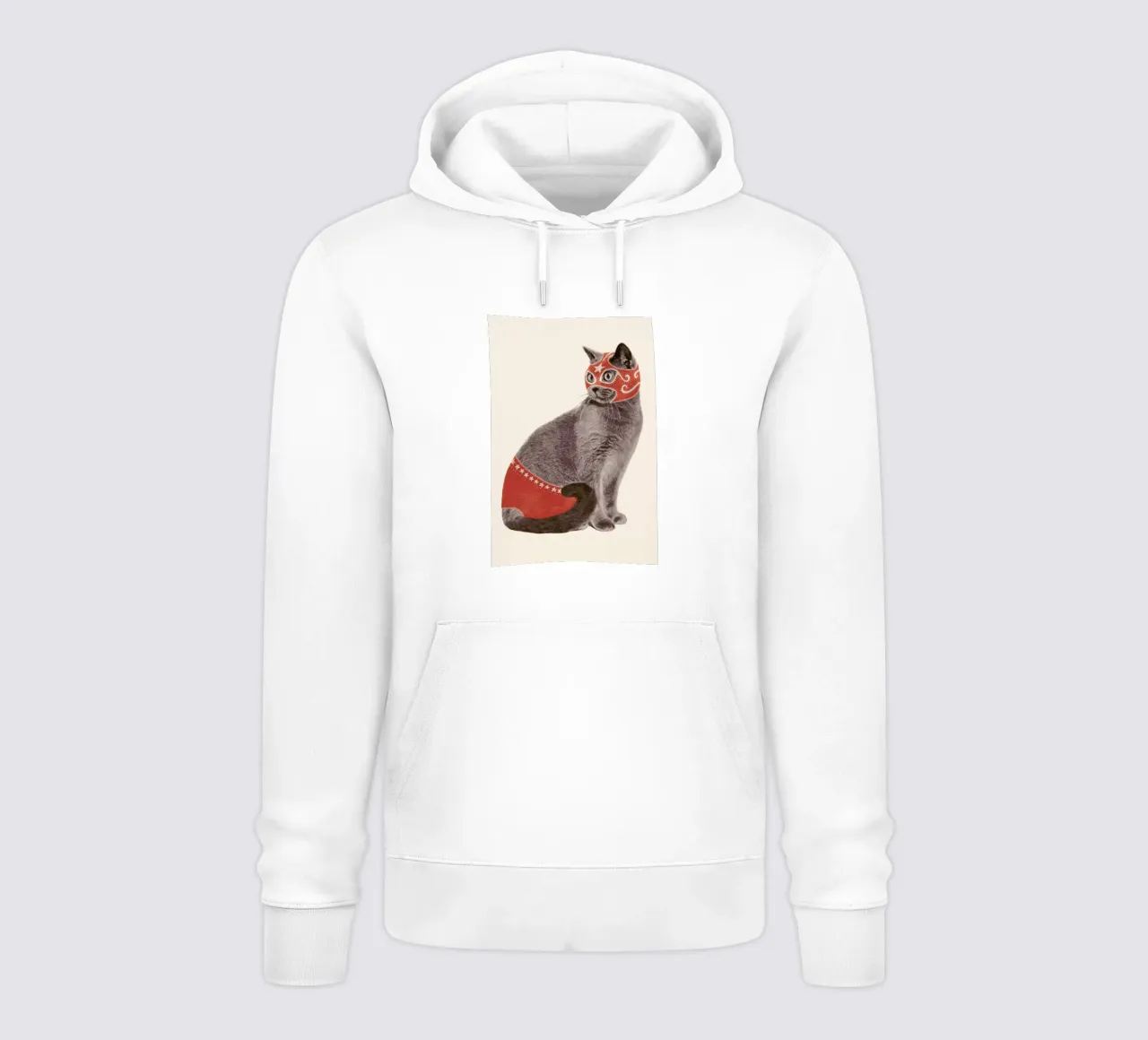 Chat Catcheur Print felpa con cappuccio da Florent Bodart