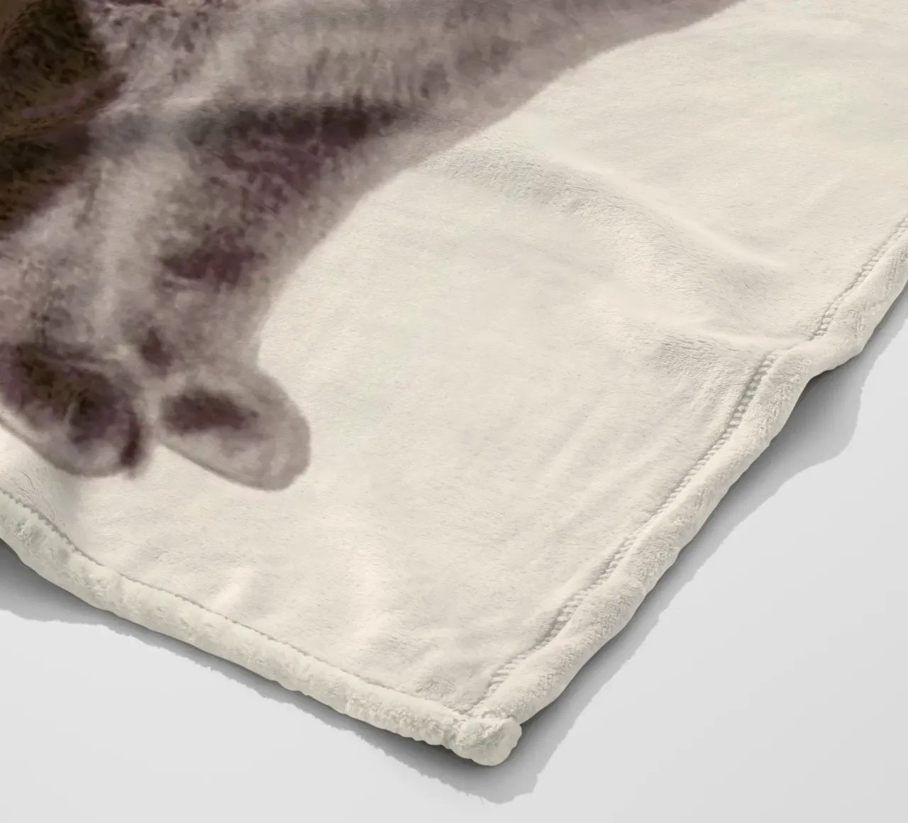Chat Catcheur Print coperta in pile da Florent Bodart