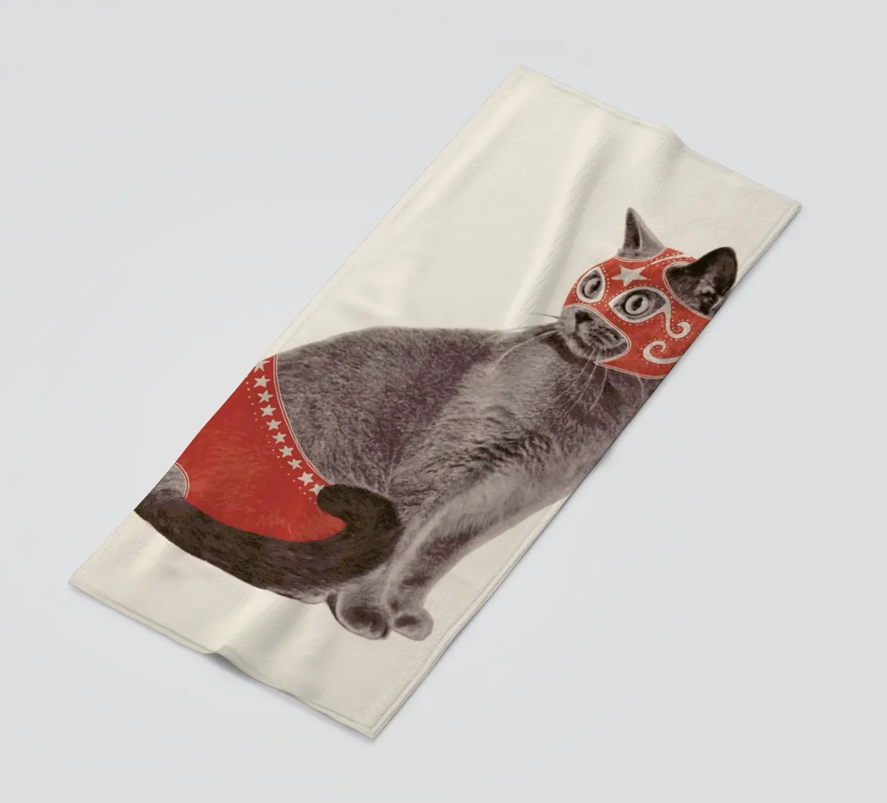 Chat Catcheur Print telo mare da Florent Bodart