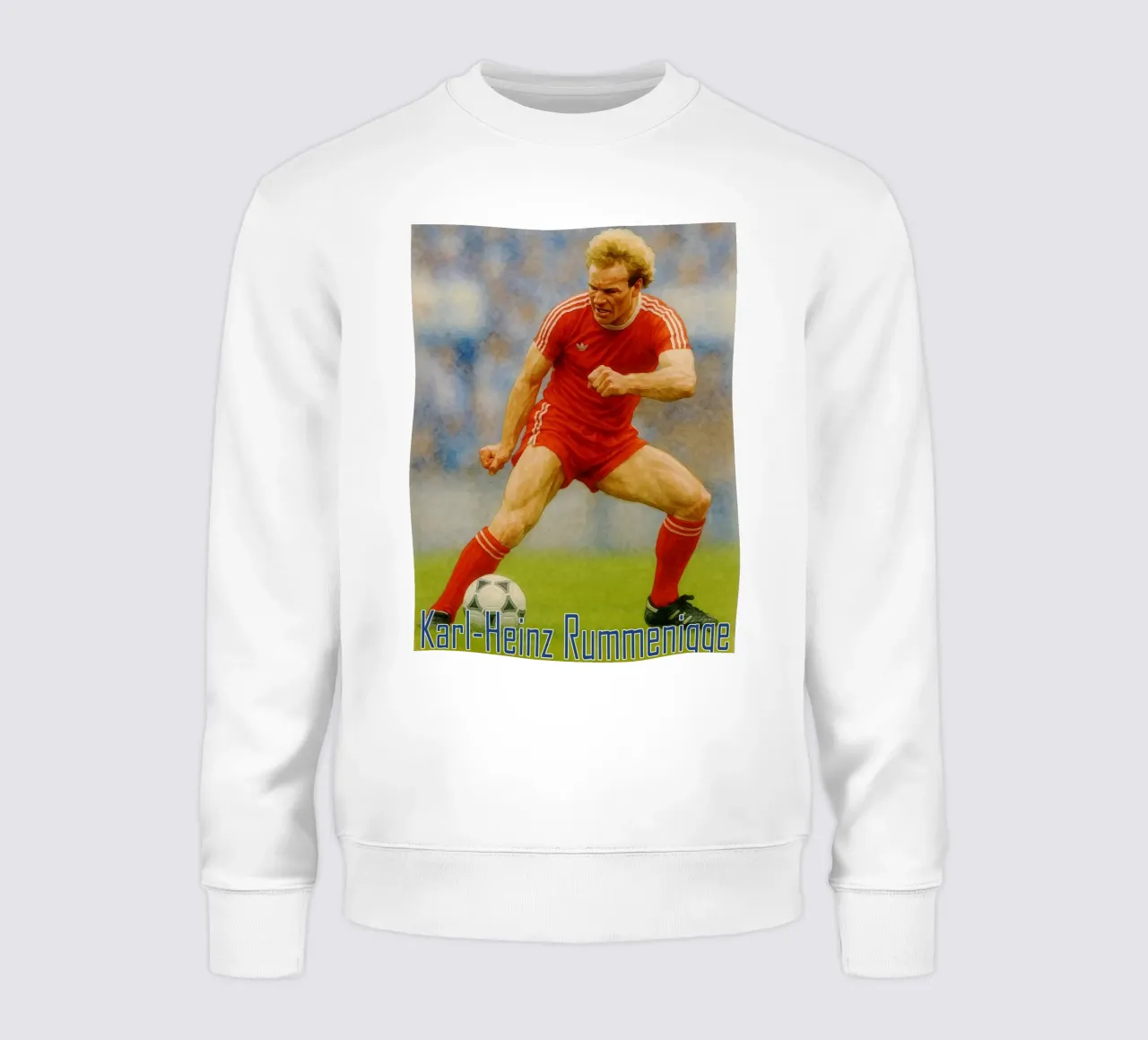 Karl-Heinz Rummenigge Repeindre Imaginer Redessiner sweat de MOKAIYA