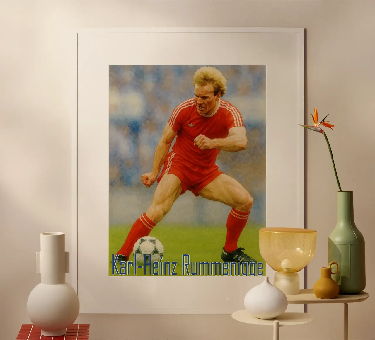 Karl-Heinz Rummenigge Repeindre Imaginer Redessiner hahnemühle de MOKAIYA