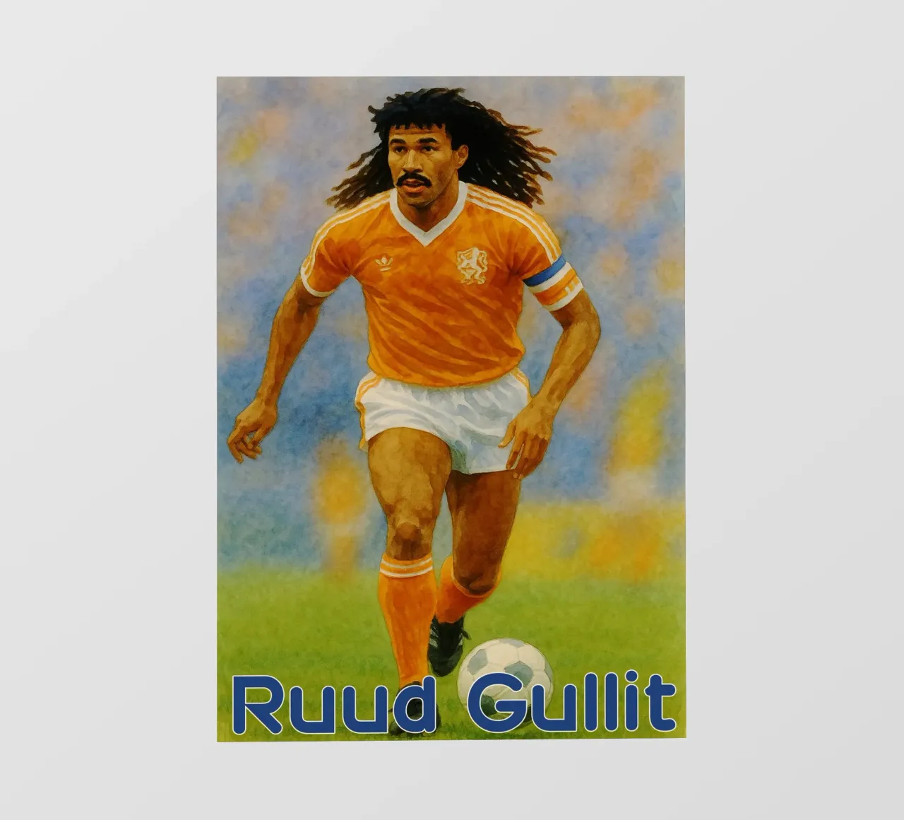 Ruud Gullit Übermalen Vorstellen Umgestalten Backlit Folie von MOKAIYA
