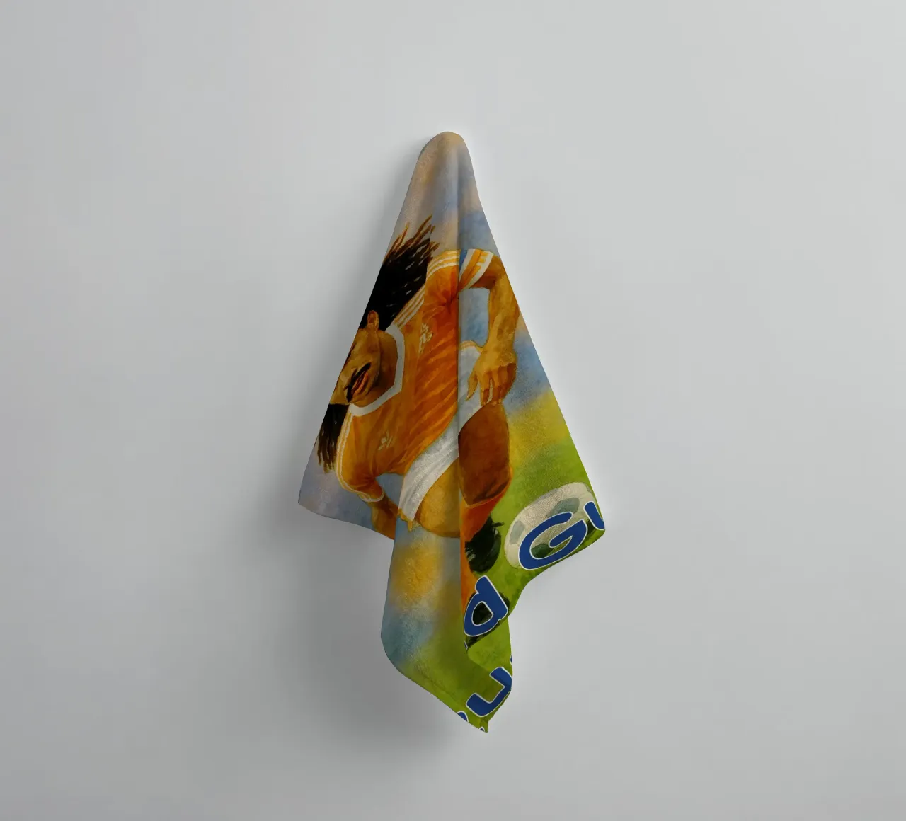 Ruud Gullit Repainting Imagination Redrawing towel by MOKAIYA