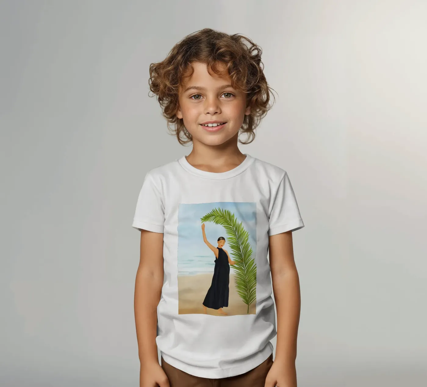 Palm Leaf Elegance t-shirt bambini da cityart
