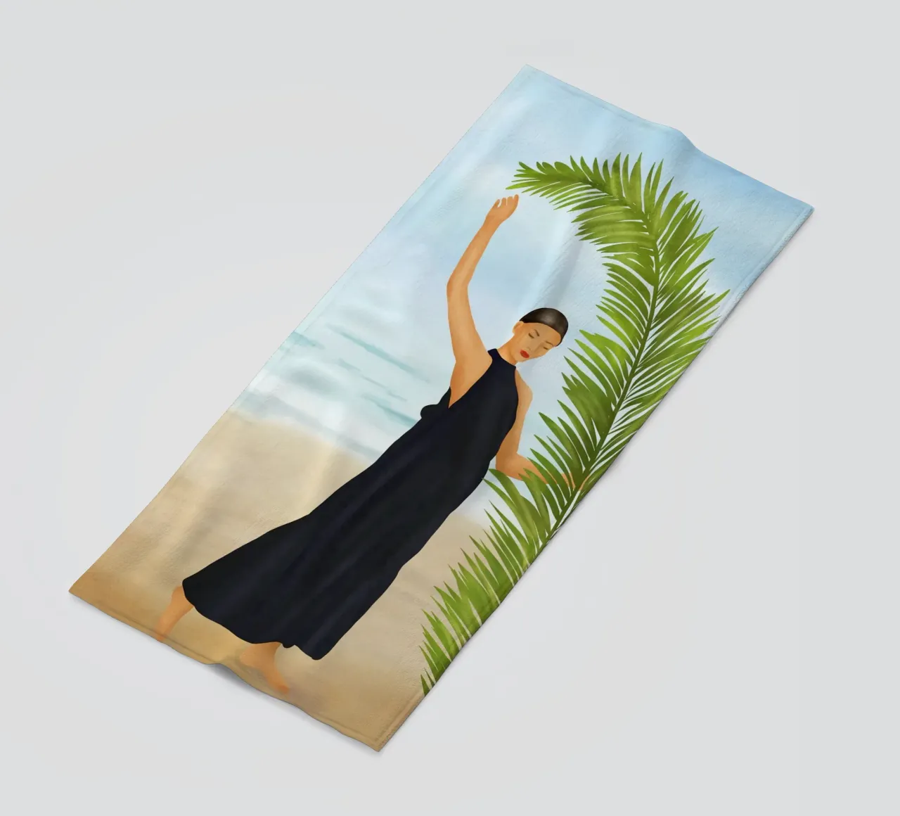 Palm Leaf Elegance telo mare da cityart