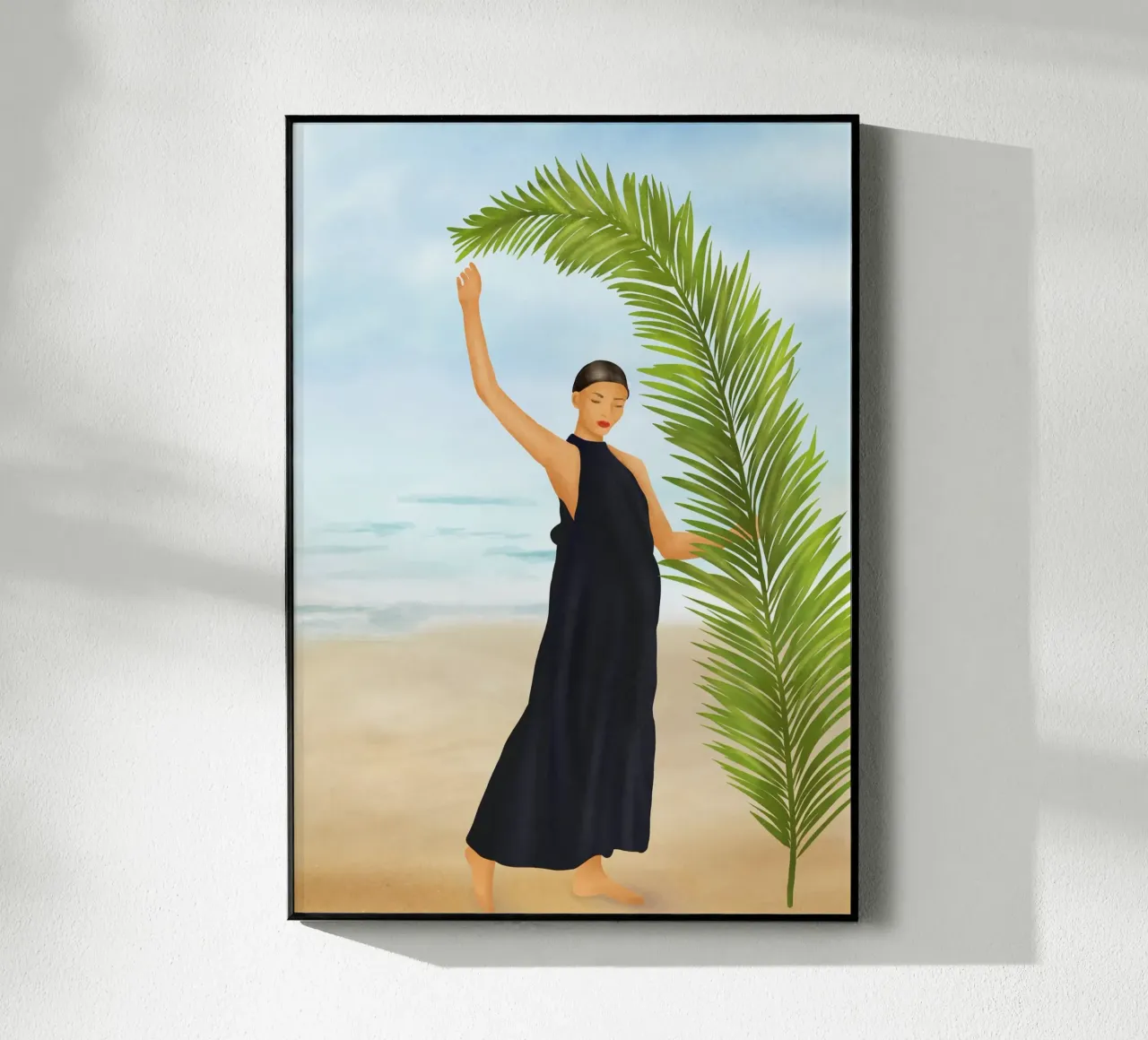 Palm Leaf Elegance plexiglass da cityart
