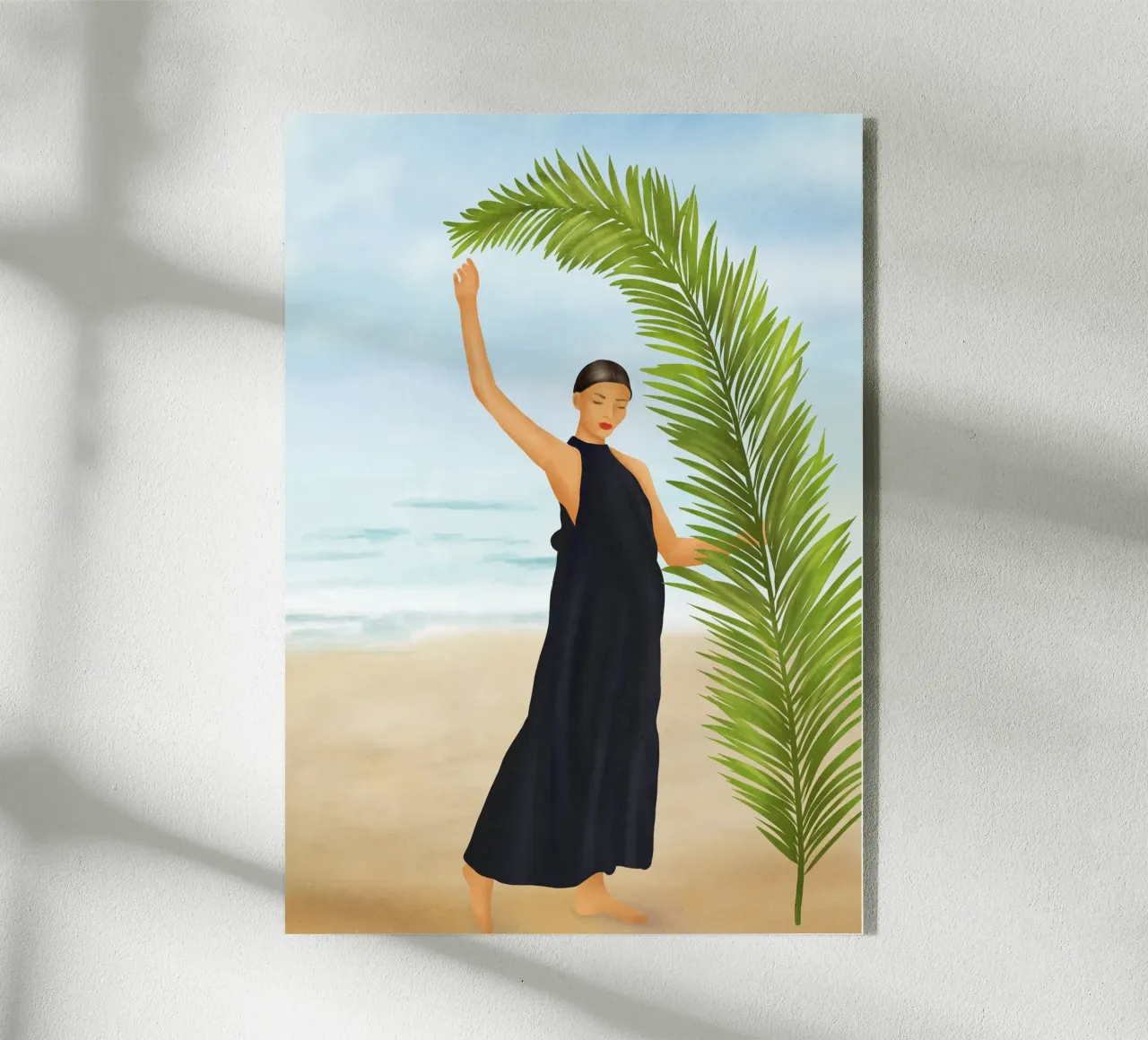 Palm Leaf Elegance plexiglass da cityart