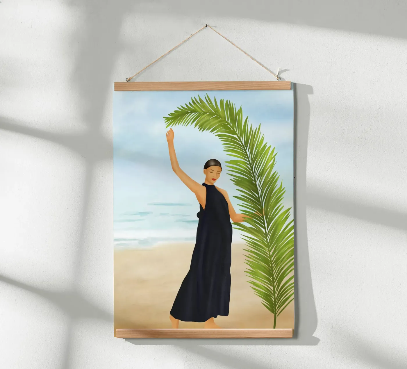 Palm Leaf Elegance poster by cityart
