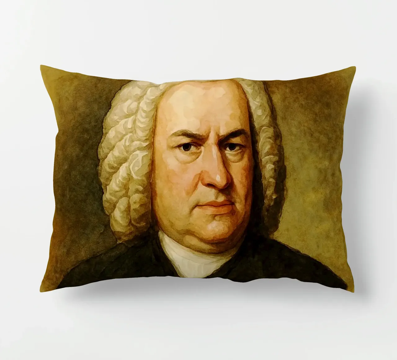 Johann Sebastian Bach Riparlare Immaginazione Ridisegnare cuscino da MOKAIYA