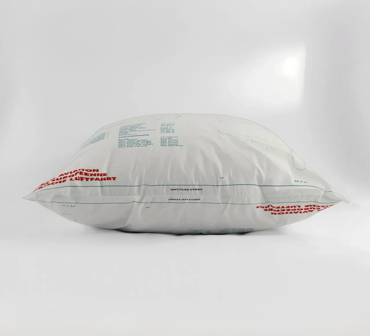 Technical Drawing A380 cuscino da Marc Schulthess