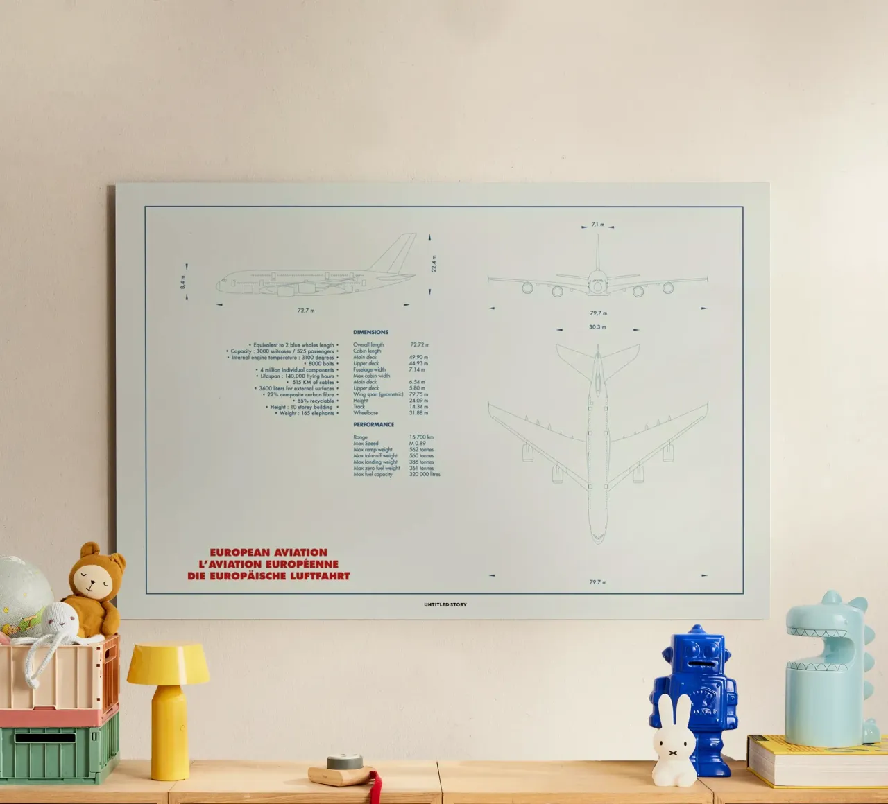 Technical Drawing A380 pannello forex da Marc Schulthess
