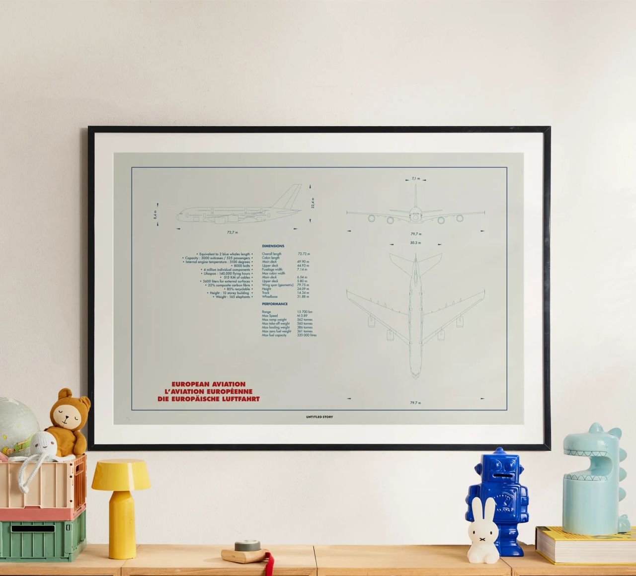 Technical Drawing A380 carta hahnemühle da Marc Schulthess