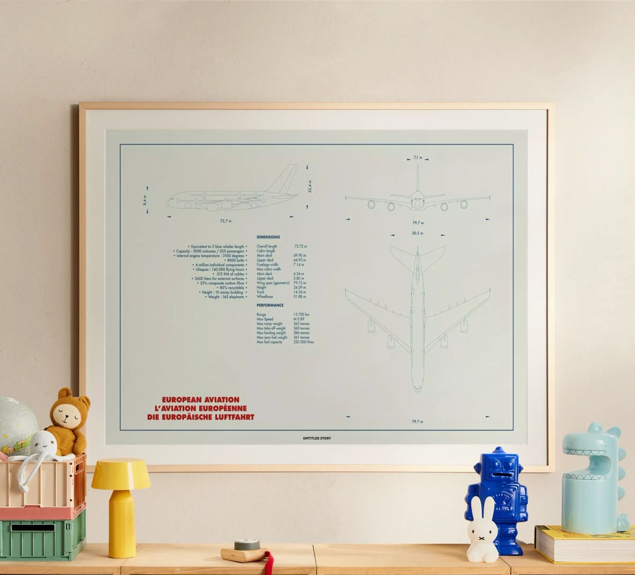 Technical Drawing A380 carta hahnemühle da Marc Schulthess