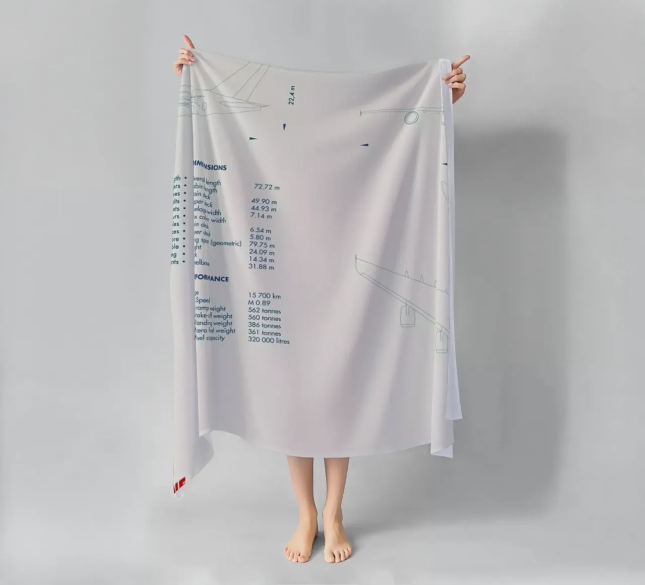 Technical Drawing A380 telo mare da Marc Schulthess
