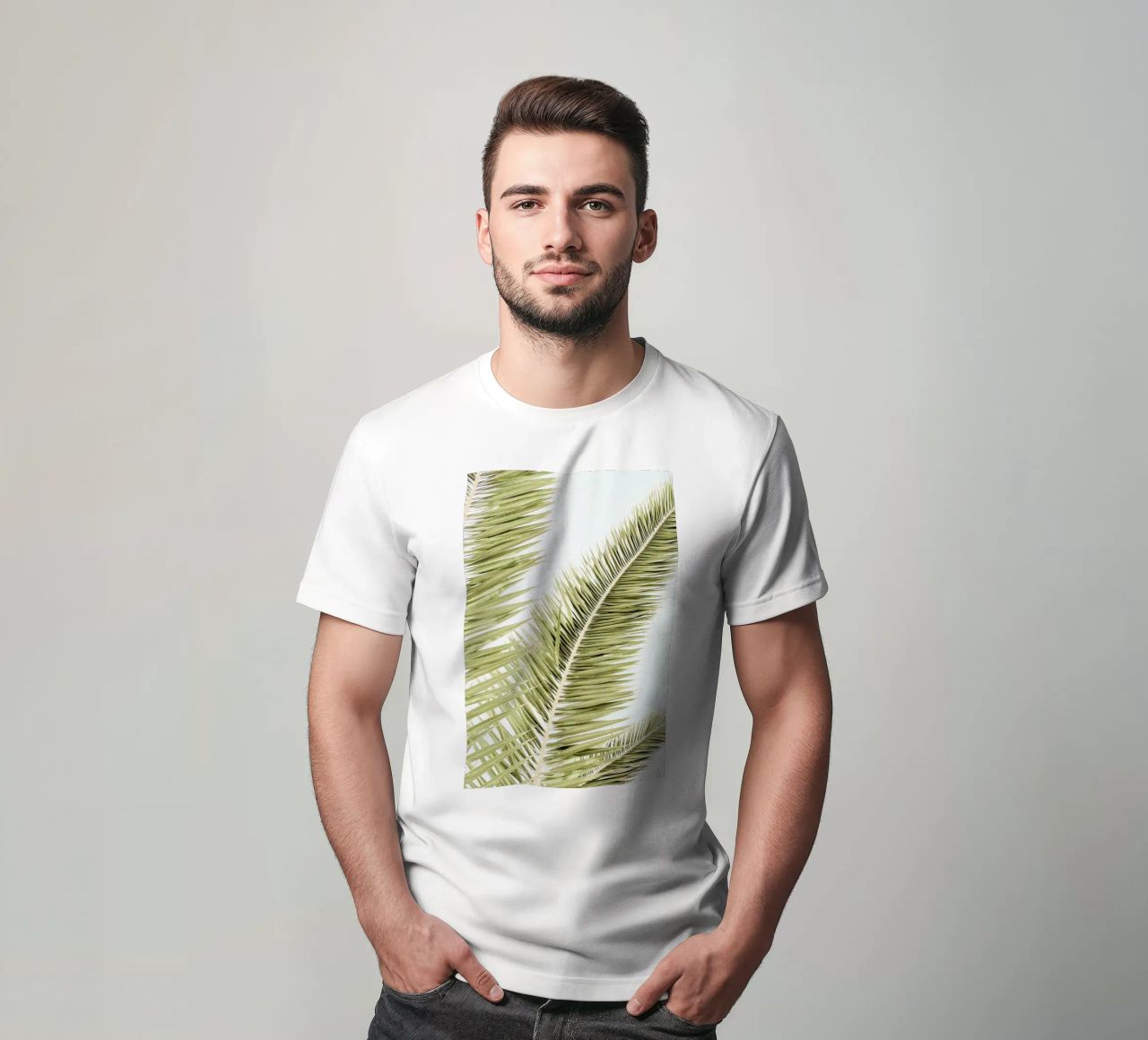 Light Palm Trees t-shirt da Babett Schultze