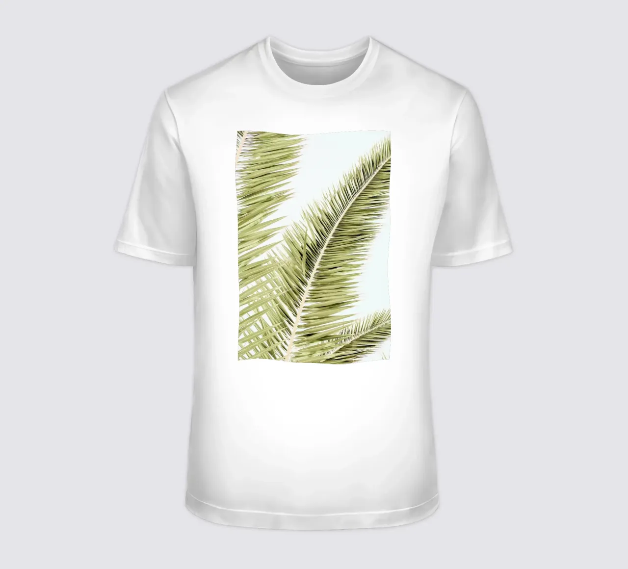 Light Palm Trees T-Shirt von Babett Schultze